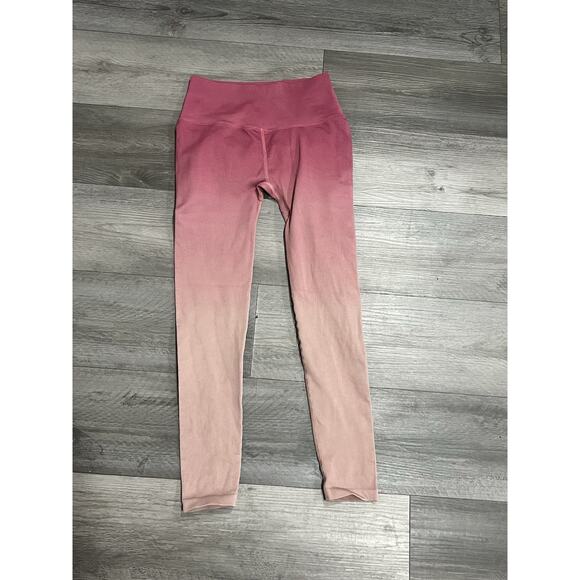 Spiritual Gangster Seamless Leggings M/L Ombre Pink - Picture 1 of 4